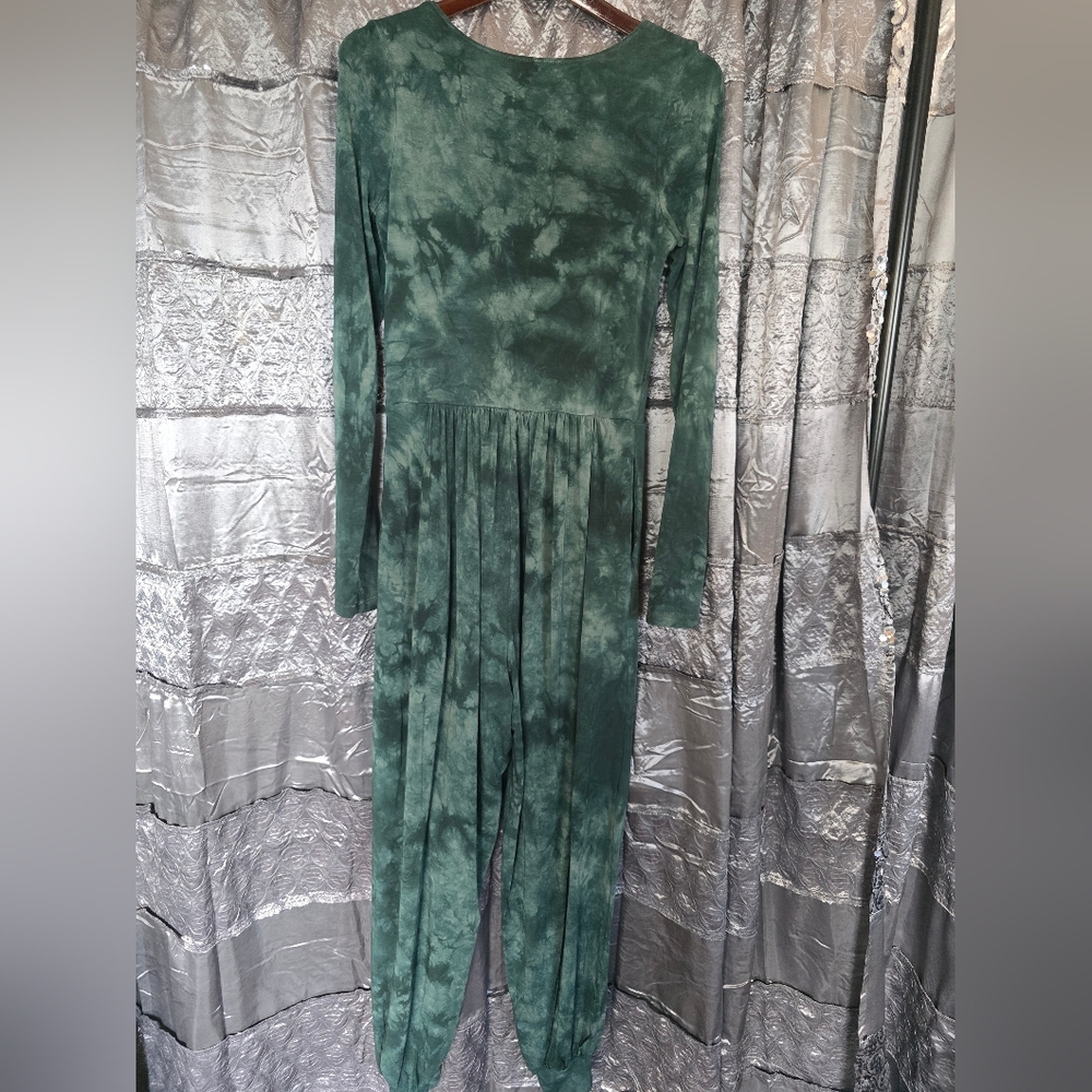 Purusha People Sacred Space Long Sleeve Jumpsuit Size Medium - Picture 3 of 7